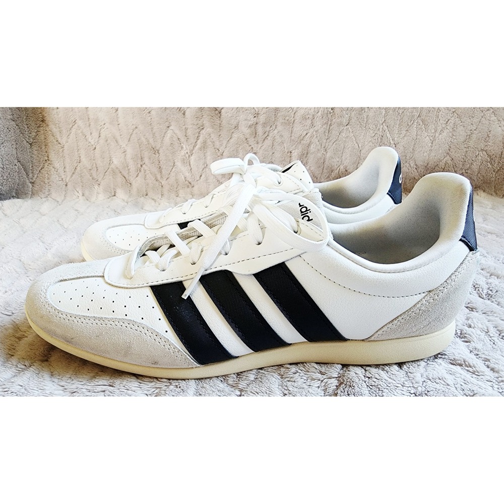 Adidas Barreda Lo White/Black/Warm Vanilla Sneakers Cloudfoam Women 9.5